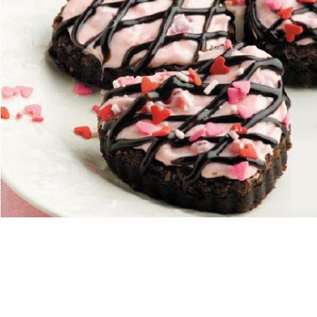 Be Mine Cherry Brownies