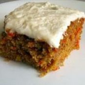 Old-fashioned Carrot Cake with Cream Cheese Icing