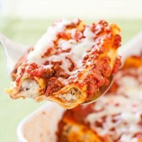 Baked Manicotti and Sausage