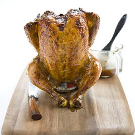 Beer Can Chicken for a Charcoal Grill