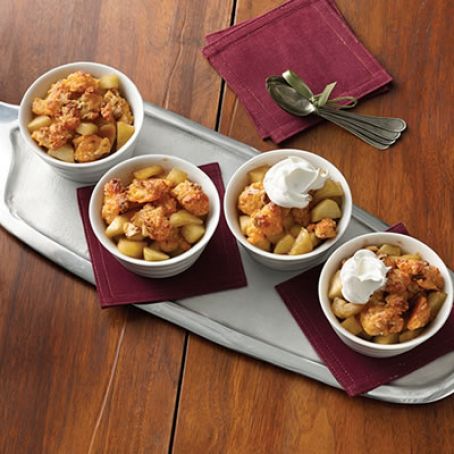 Cheddar Apple Crumble