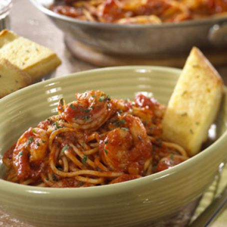 Roasted Garlic and Herb Shrimp with Spaghetti - Recipe.com