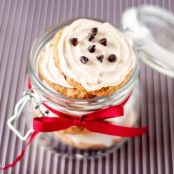 CHOCOLATE CHIP OATMEAL COOKIES WITH COFFEE FROSTING