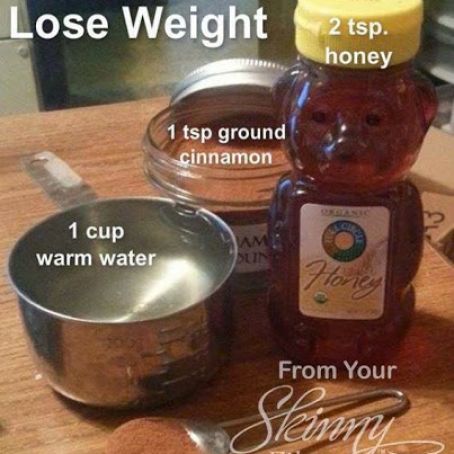 Lazy Way to Lose Weight: Cinnamon, Honey, and Water