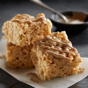 BROWNED BUTTER VANILLA BEAN CRISPY RICE TREATS