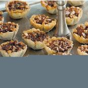 Mini Chocolate/Bourbon Pecan Tarts
