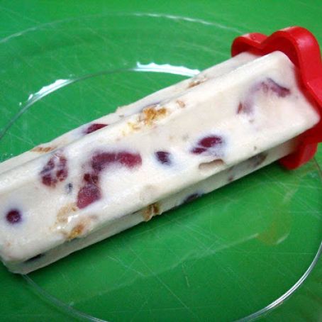 Cherry Cheesecake Pops