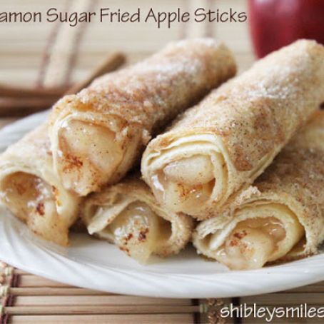 Cinnamon Sugar Fried Apple Sticks Recipe