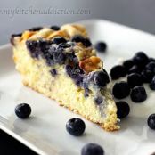 Blueberry Peach Coffee Cake