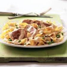 Pork Medallions Alfredo