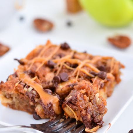 Caramel Apple Blondies