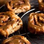Butterscotch-Glazed Cinnamon Rolls