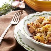 STUFFING*****Roasted Garlic & Leek Bread Casserole