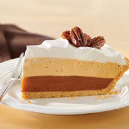 Triple-Layer Pumpkin Spice Pie