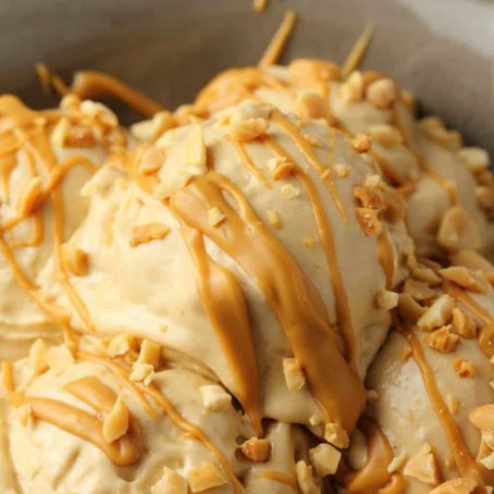 Peanut Butter Banana Ice Cream – 2 Ingredients!