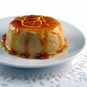 Pumpkin Panna Cotta with Orange Caramel Sauce