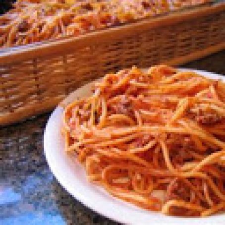 Basic Baked Spaghetti