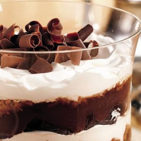 Classic Fudgy Brownie Trifle