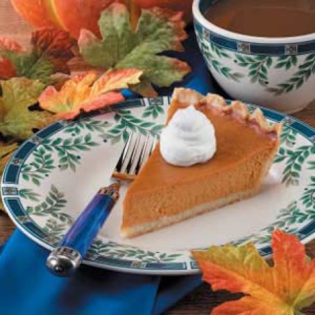 2004 Baked Maple Pumpkin Pie