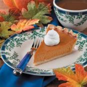 2004 Baked Maple Pumpkin Pie