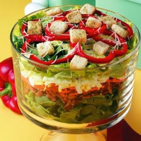 Pretty Layered Salad