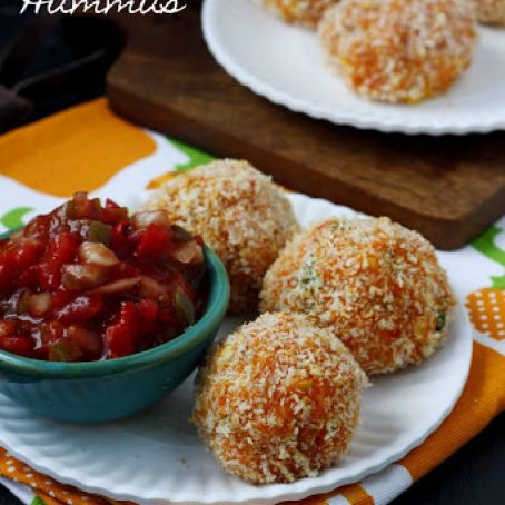 Sweet Potato Hummus Balls