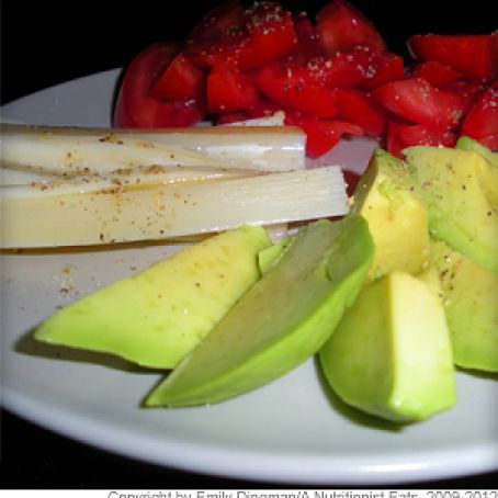 Tomatoes, Avocado and Hearts of Palm Salad
