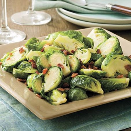 Bacon-Brown Sugar Brussels Sprouts