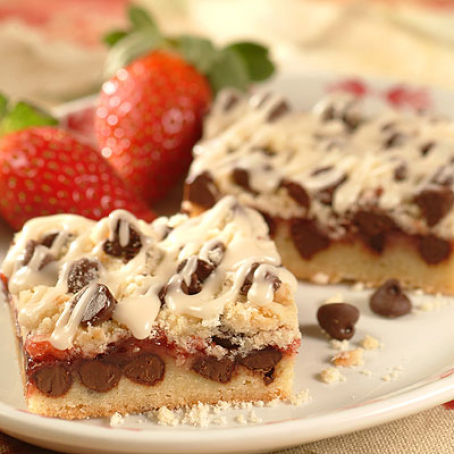 Chocolate Strawberry Streudel Bar