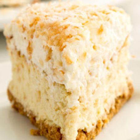 Toasted Coconut Cheesecake