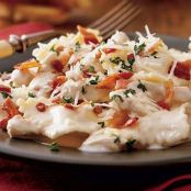 Chicken and Ravioli Carbonara