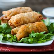 Buffalo Chicken Egg Rolls