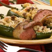 Spicy Stuffed Poblano Peppers