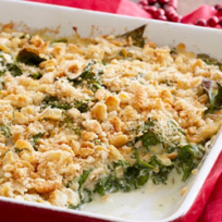Saucy Spinach Bake