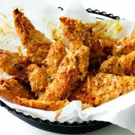 Chicken Fingers with Chipotle-Honey