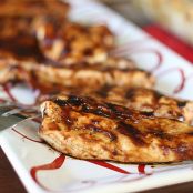 Chicken with Balsamic BBQ Sauce