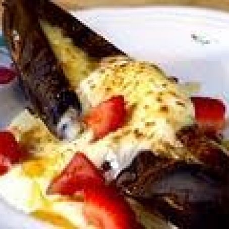 Grilled Bananas with Cinnamon Creme Fraiche and Honey