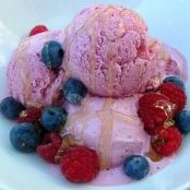 Homemade Fruit  Ice Cream