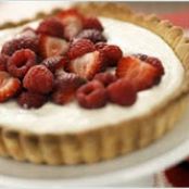 Valentine's Berry Flan