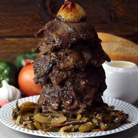Giant Cheesesteak Kebab