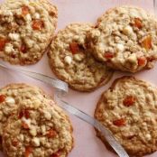 White Chocolate Apricot Oatmeal Cookies