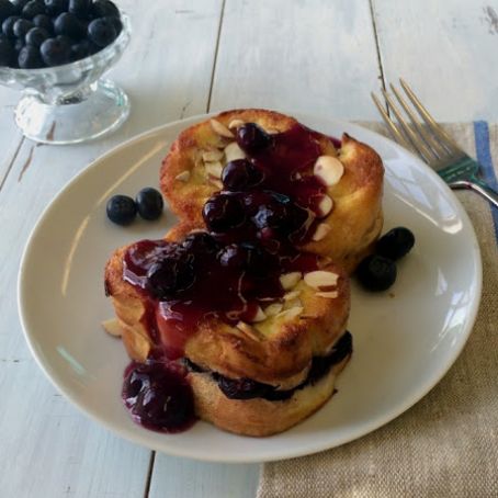 Blueberry Stuffed French Toast