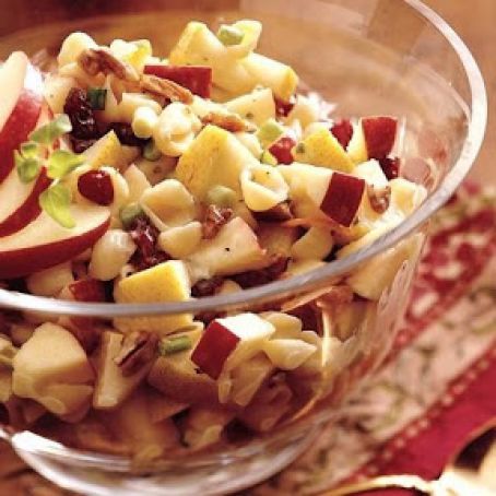 Winter Fruit Pasta Salad