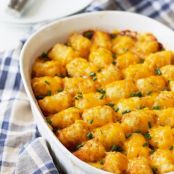 CHILI DOG TATER TOT CASSEROLE