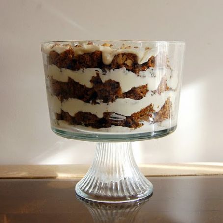 Carrot Cake with Cream Cheese Frosting Trifle
