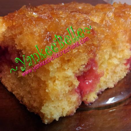 Pineapple Upside Down Cherry Smash Cake
