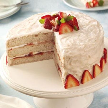 Strawberry Jam Cake