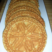 Gingerbread Pizzelles
