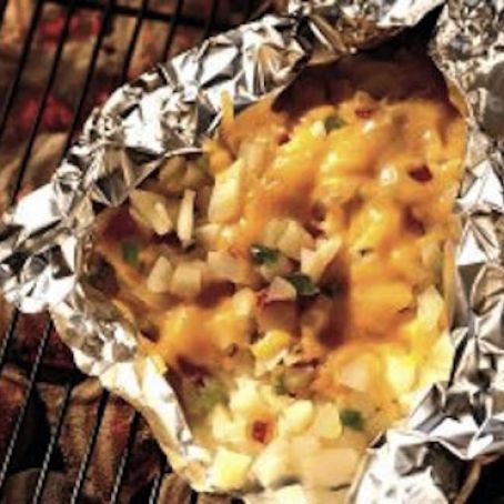 Grilled Cheesy Potato Packet