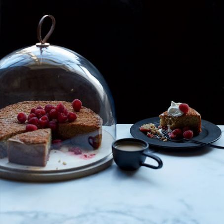 Raspberry Whole-Wheat Butter Cake